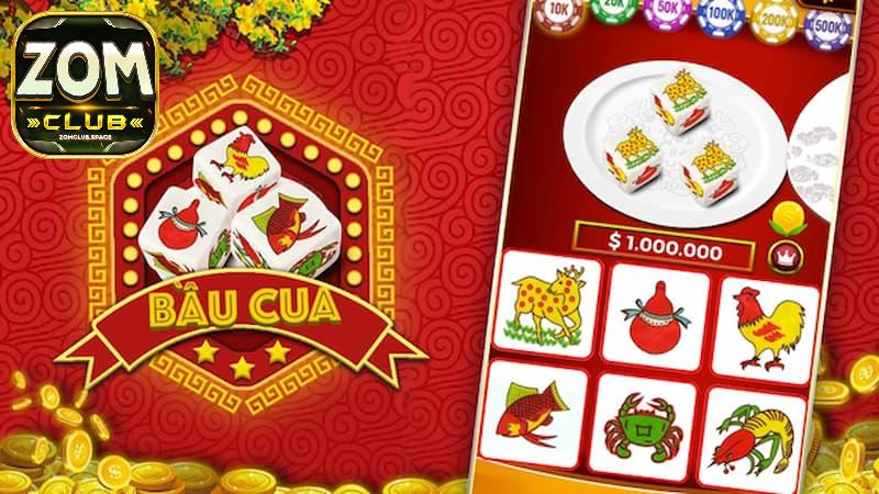 Giới thiệu tổng quan game Bầu cua ZomClub